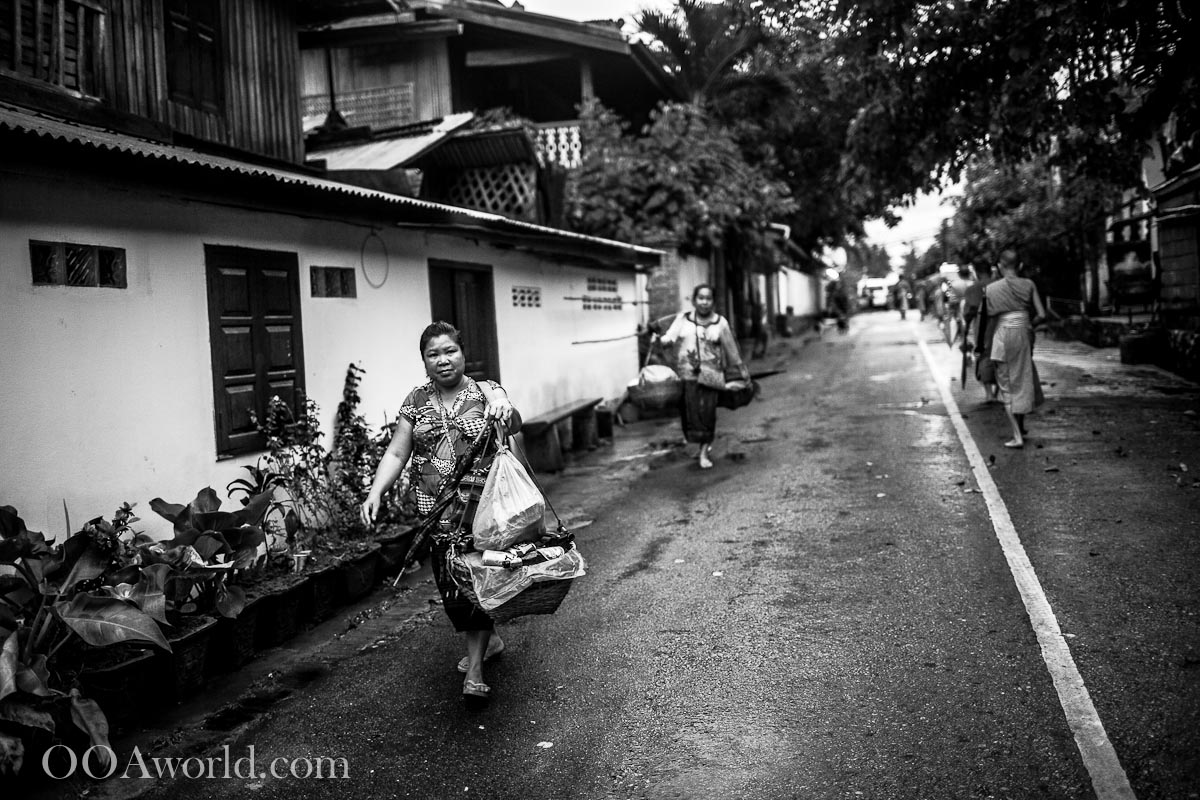 After Alms Giving Luang Prabang Laos Photo Ooaworld