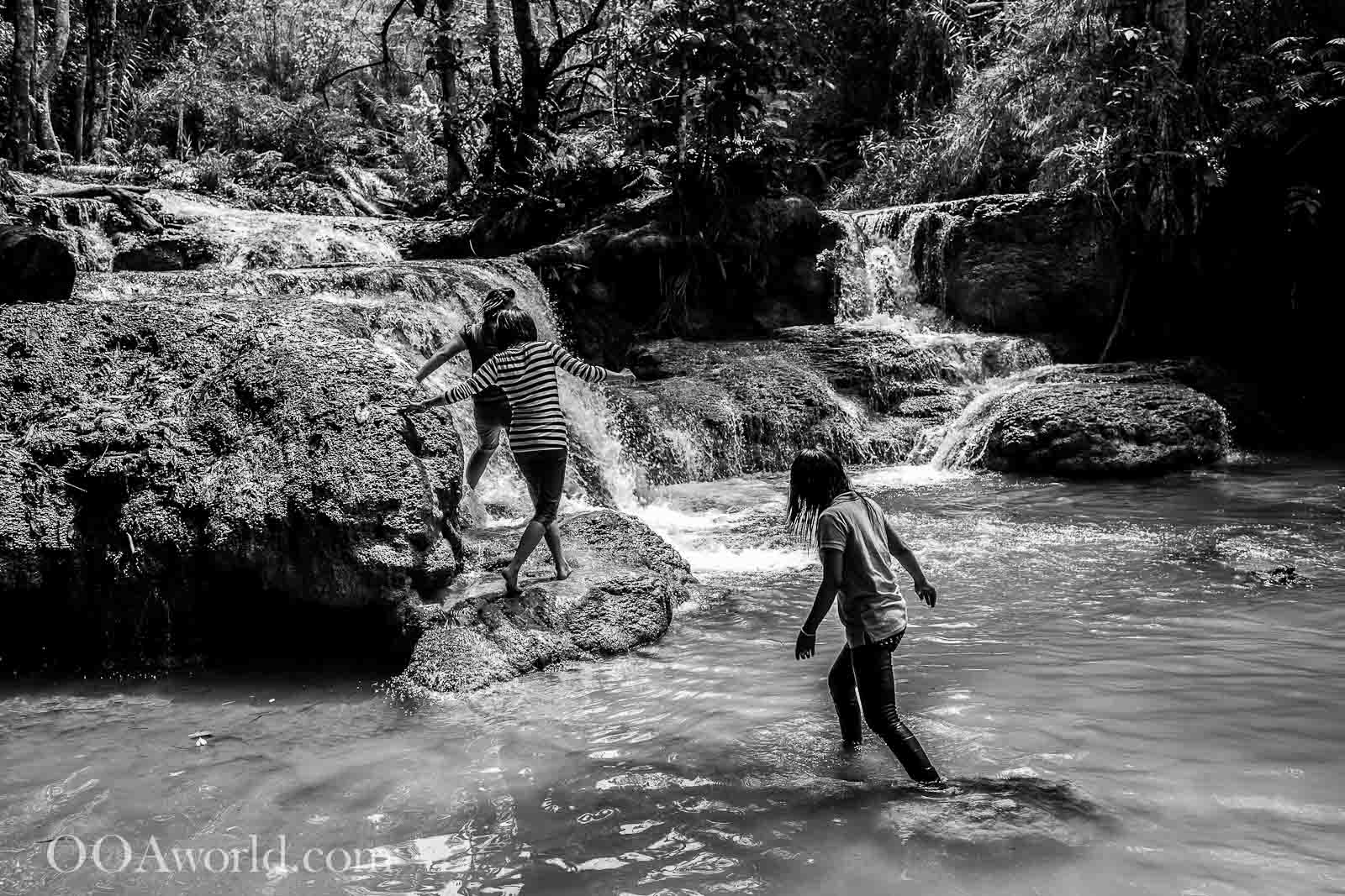 Luang Prabang Waterfall Kuang Si Falls Photos Girls Ooaworld