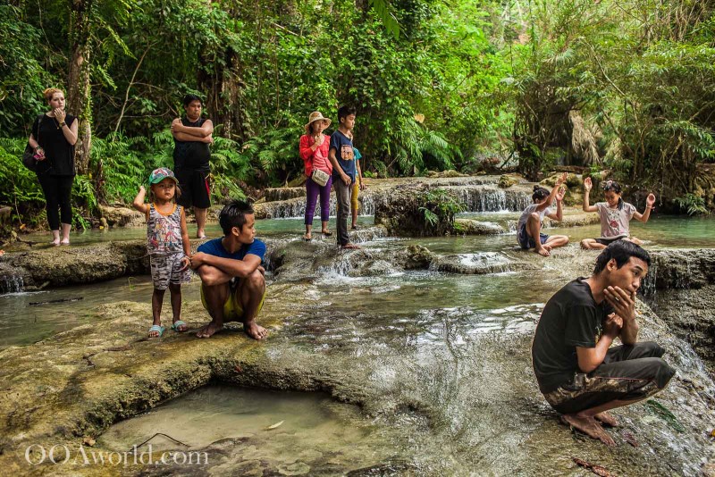 Kuang Si Falls Watchers Photo Ooaworld