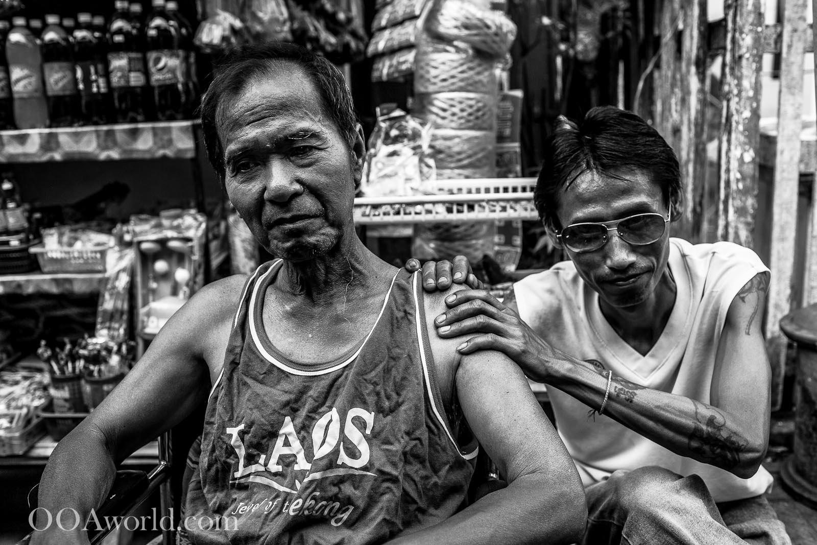 Luang Prabang Photos Two Men Laos Photo Ooaworld