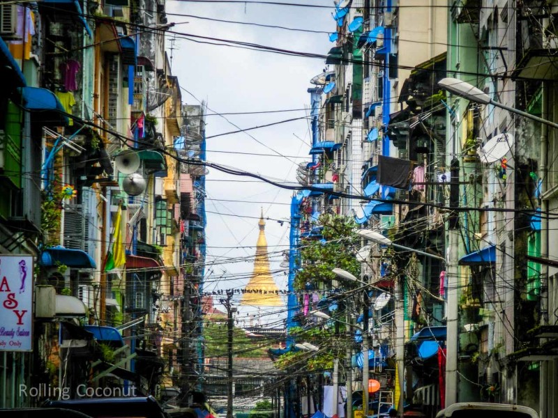 Window Cables Apartments Yangon Myanmar ooaworld Rolling Coconut Photo Ooaworld