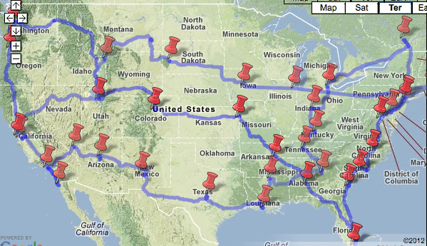 USA Road Trip Itinerary America Ooaworld