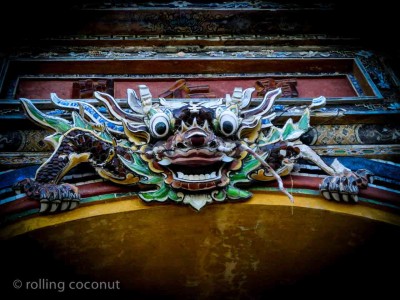 entrance imperial city hue vietnam