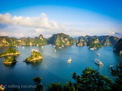 view halong bay vietnam