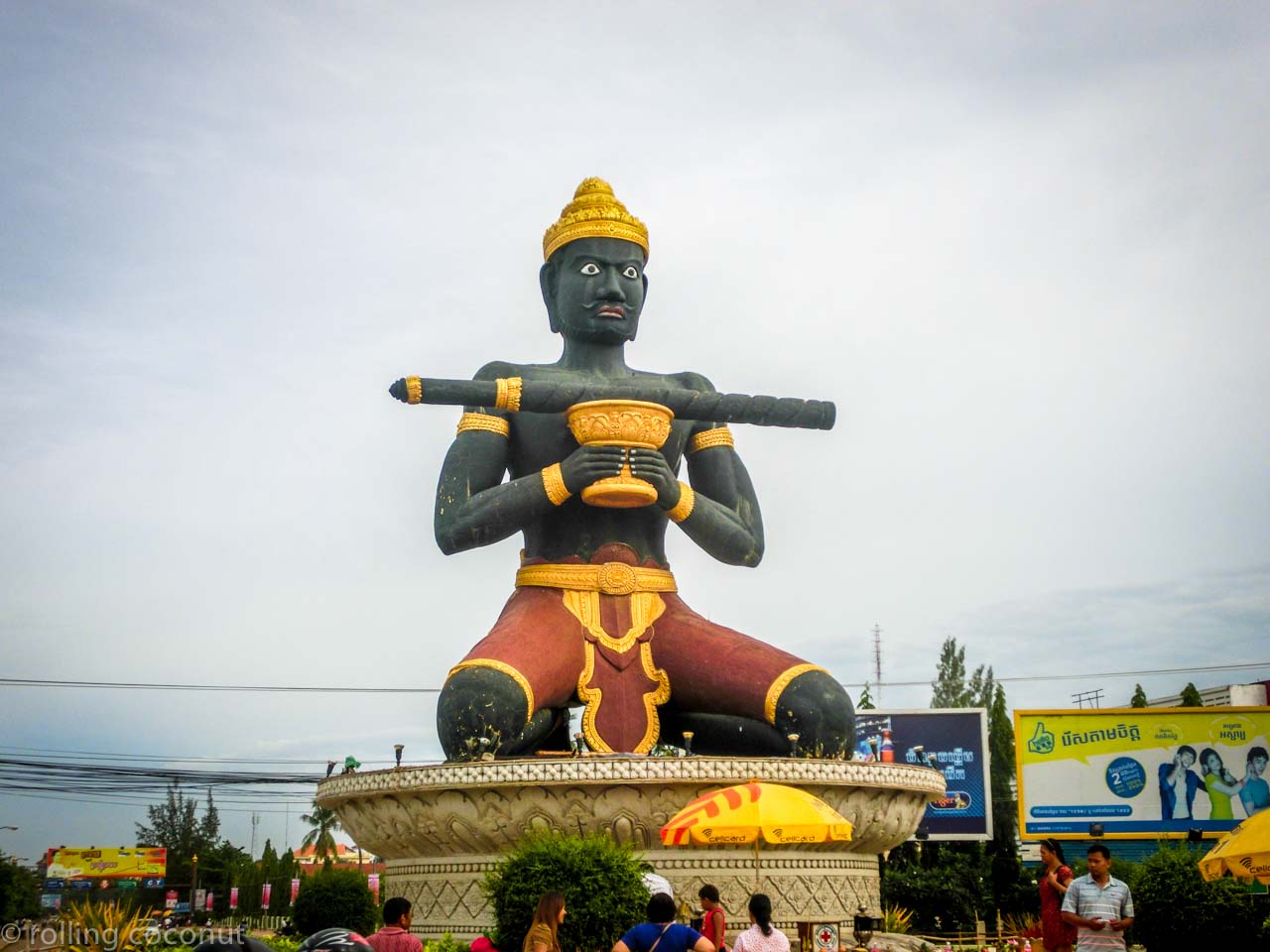 statue battambang cambodia