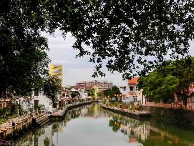 Canal view in Melaka