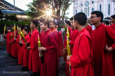 Easter Procession starting at Baguio Cathedral- ooaworld Photo taken in Baguio,