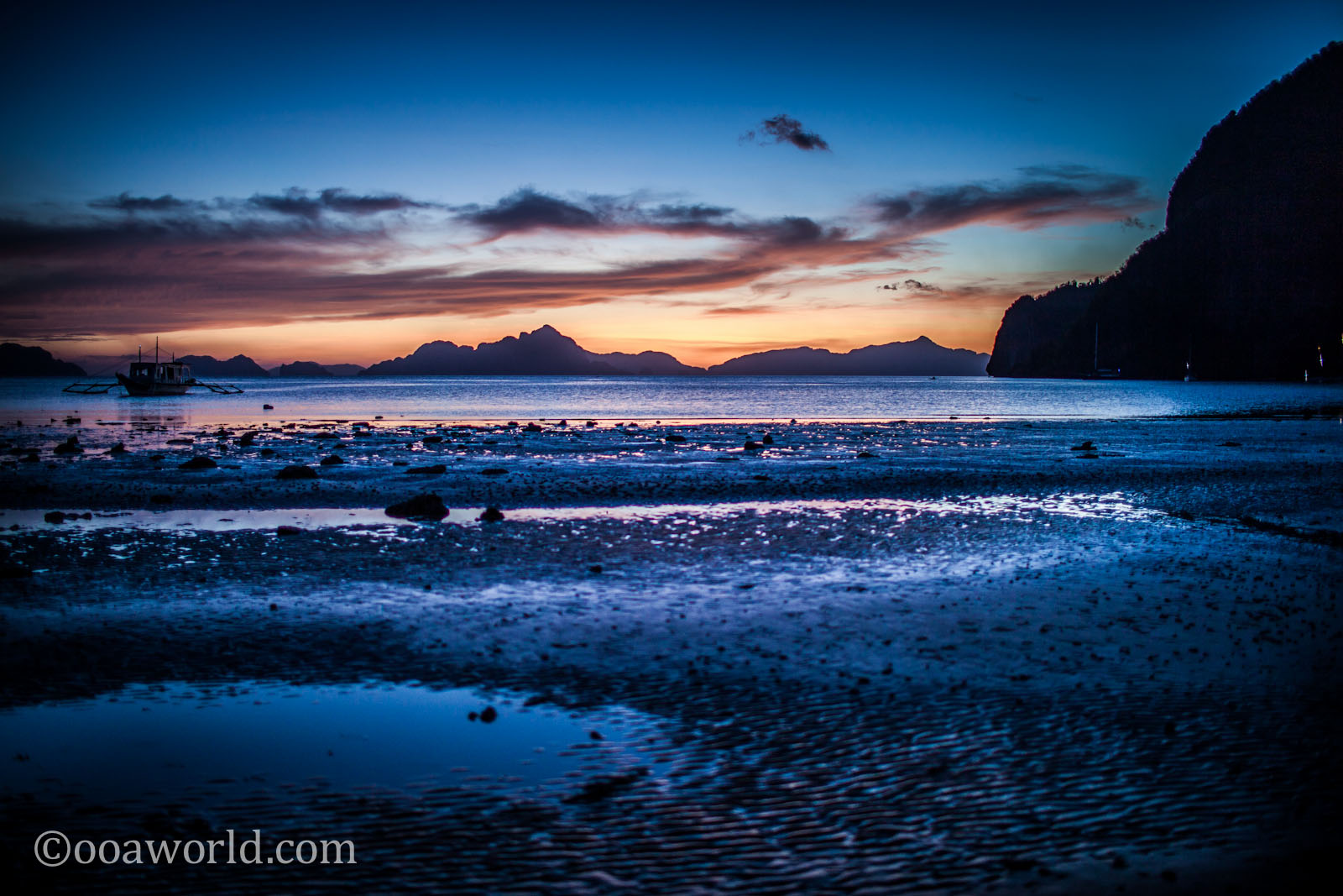 El Nido Sunset Palawan Philippines