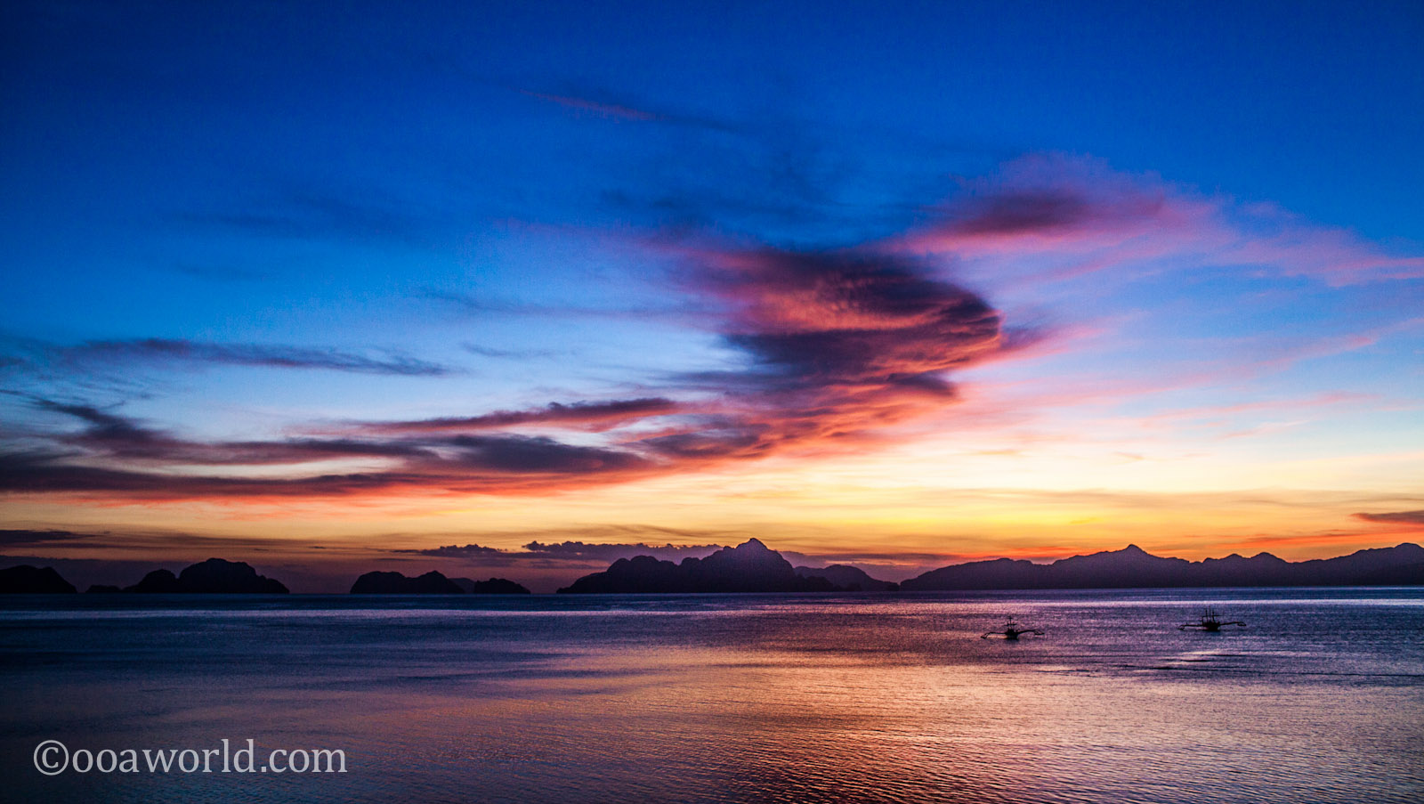 El Nido Sunset Palawan Philippines
