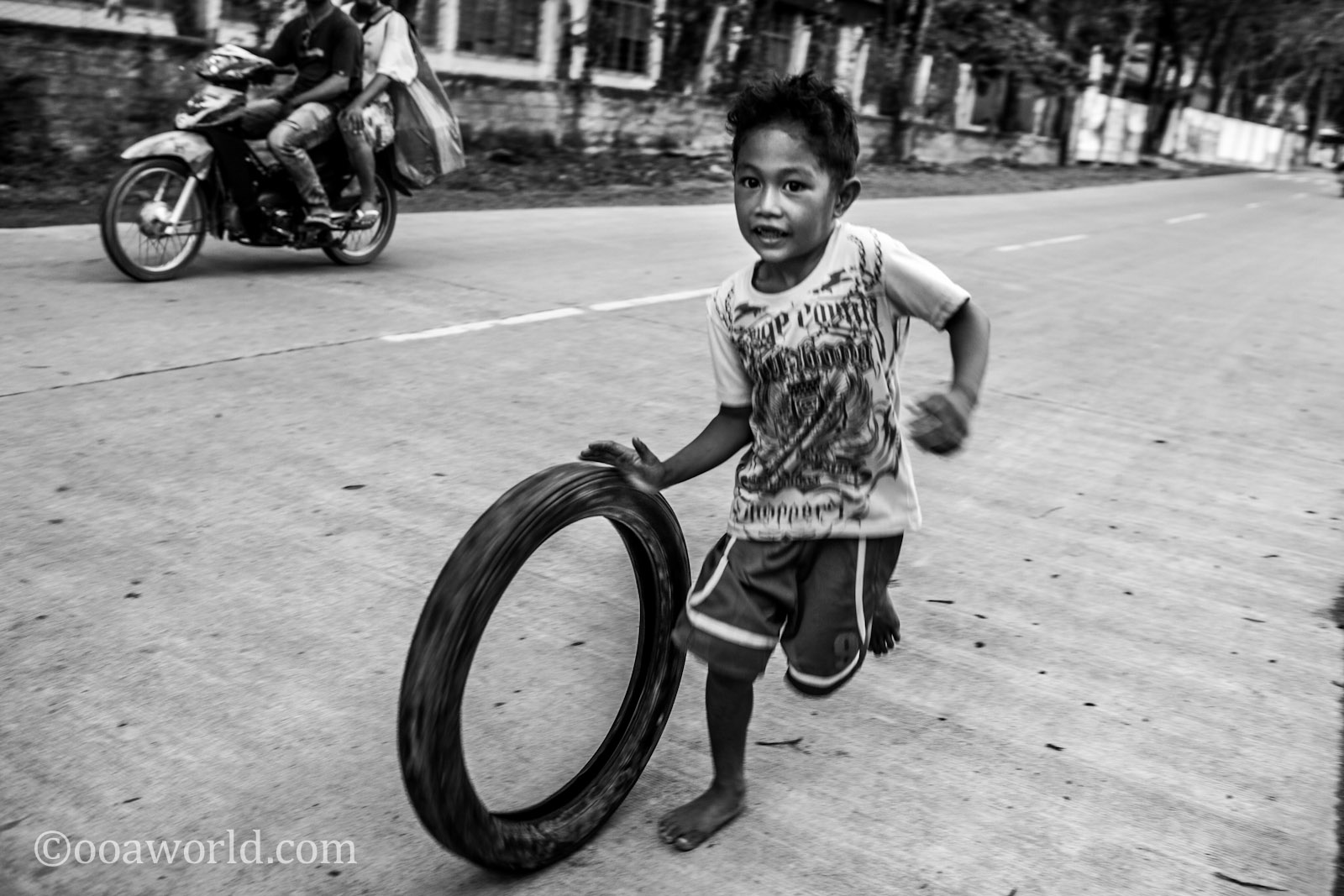 Rolling Tire El Nido Palawan Philippines