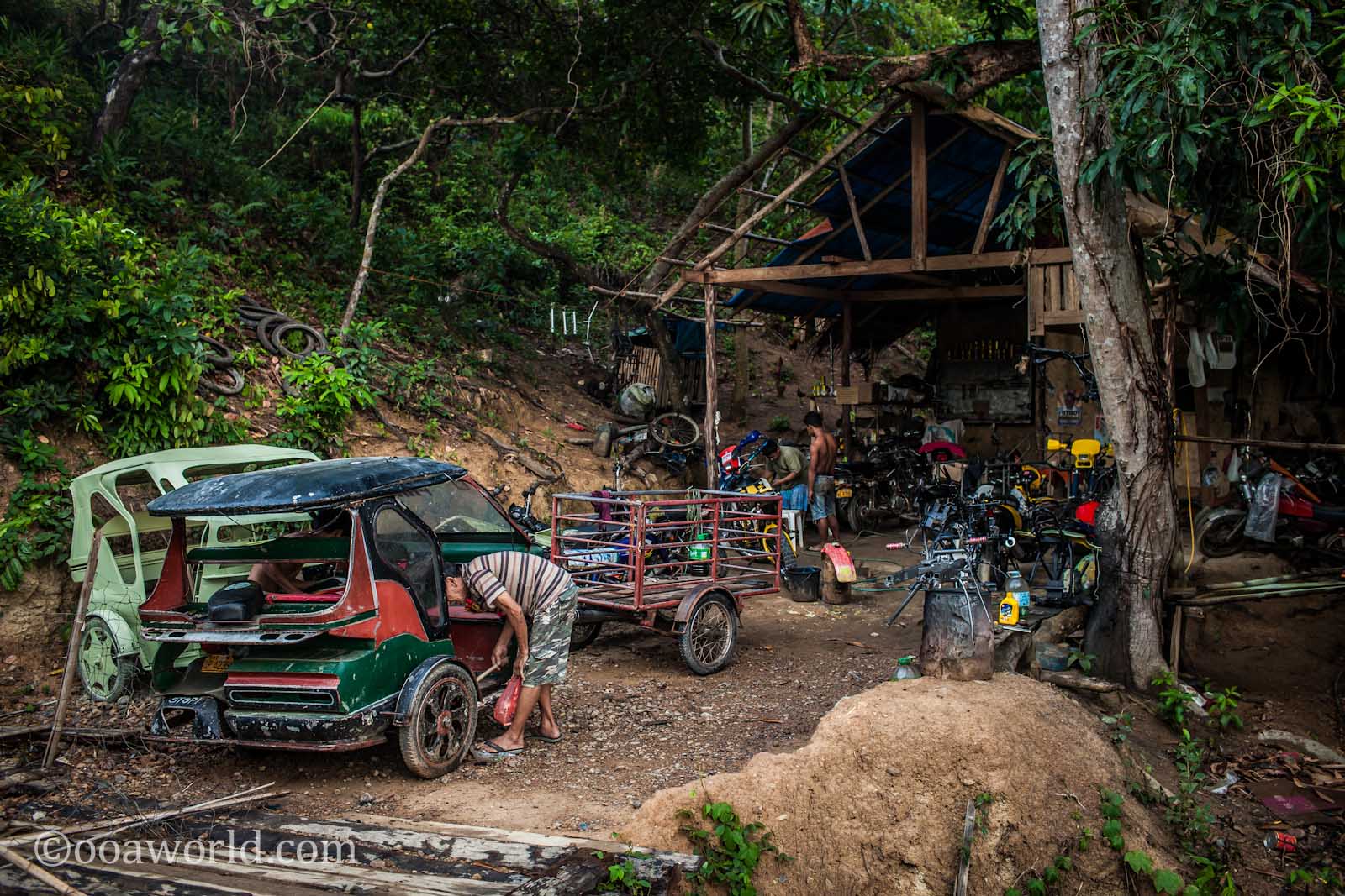 Tricycle Garage El Nido Philippines