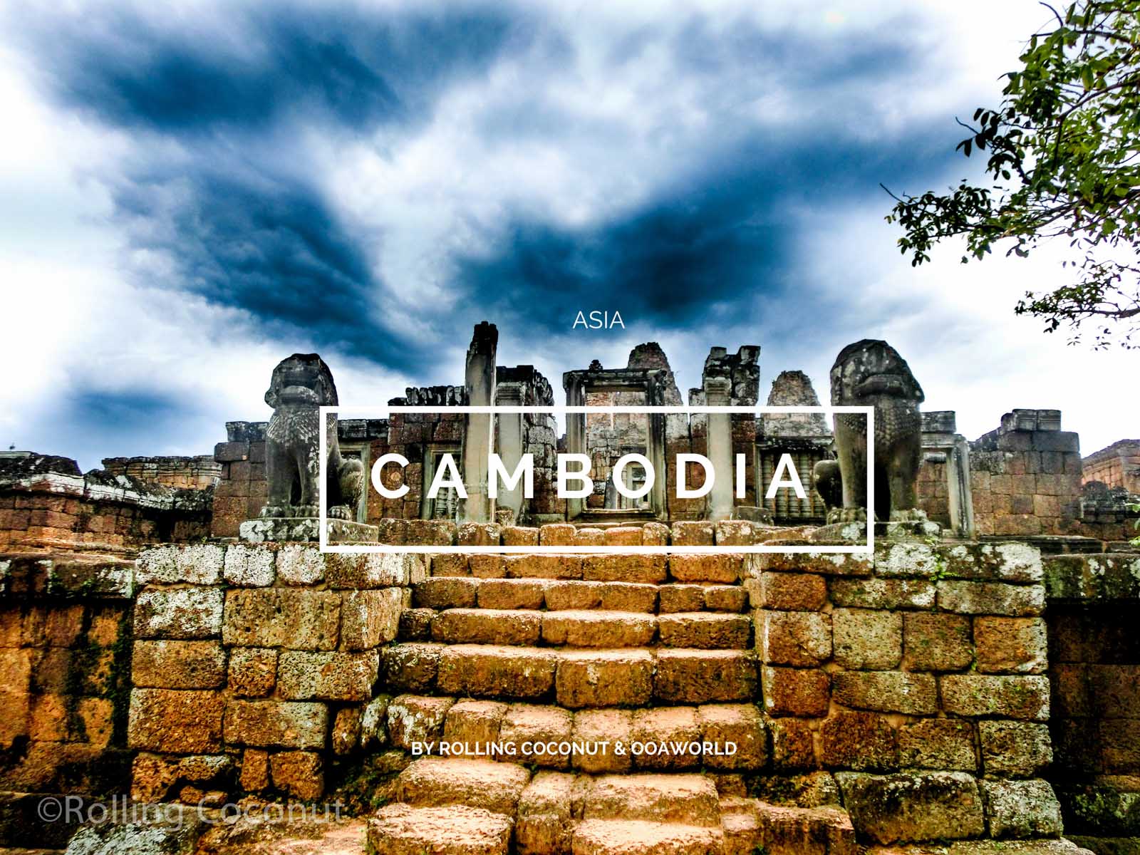 Cambodia Travel Ooaworld Rolling Coconut photo Ooaworld