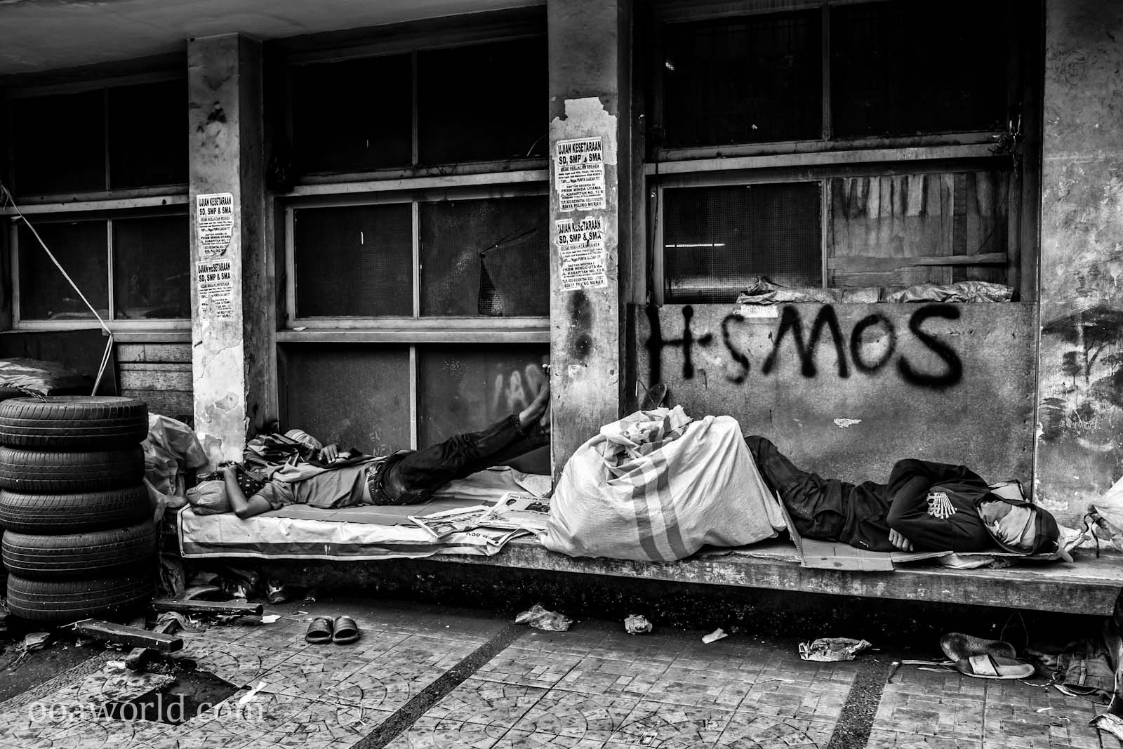 Bandung Homeless Indonesia Photo Ooaworld