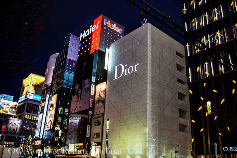 Ginza Tokyo Japan Luxury Shopping District Photo Ooaworld