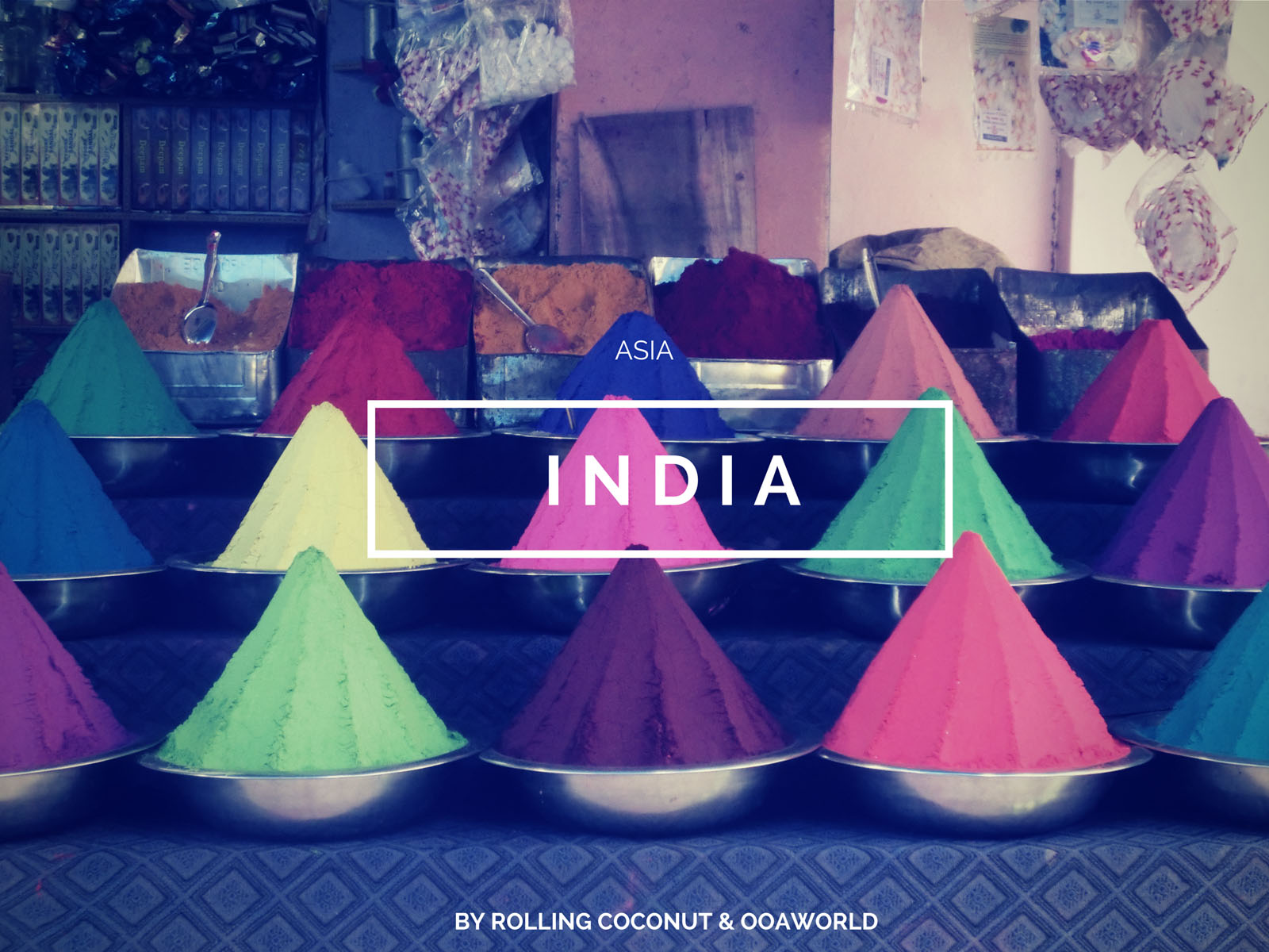 India Travel with title Ooaworld Rolling Coconut Photo Ooaworld