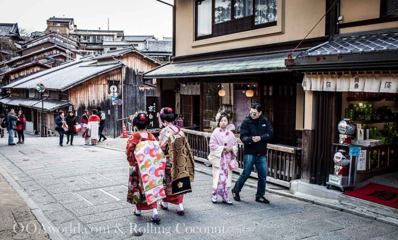 Kyoto Geisha Historic Town Photo Ooaworld