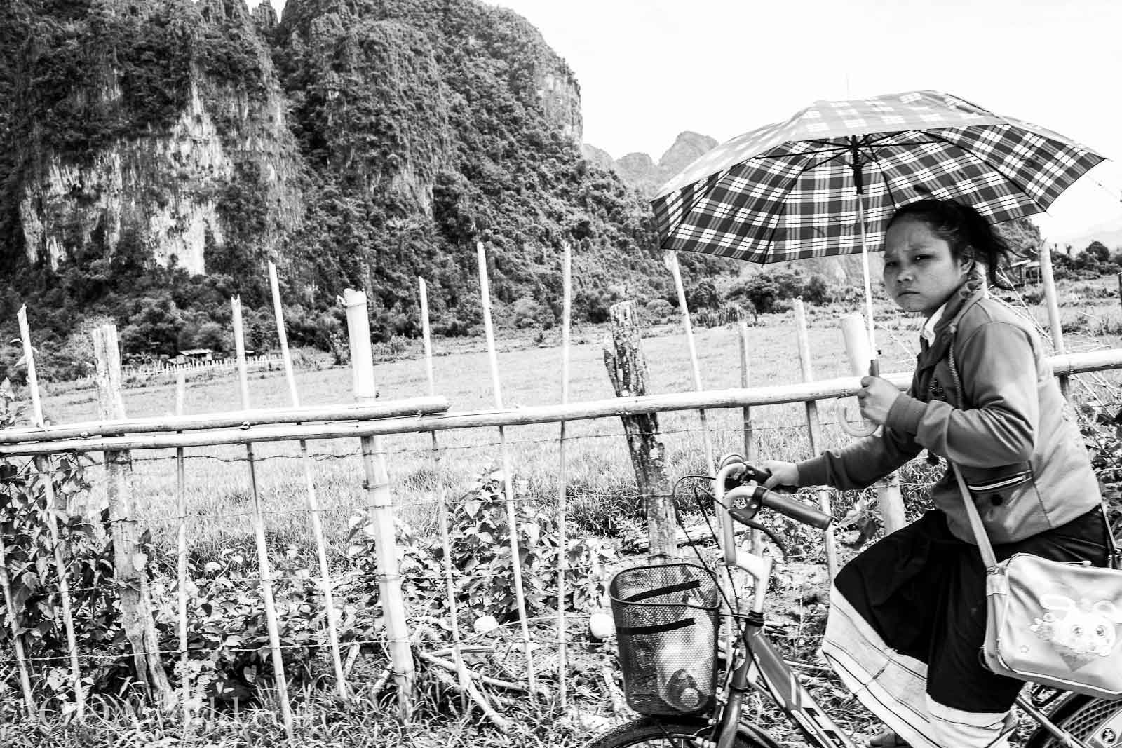 Vang Vieng Bicycle Photo Ooaworld