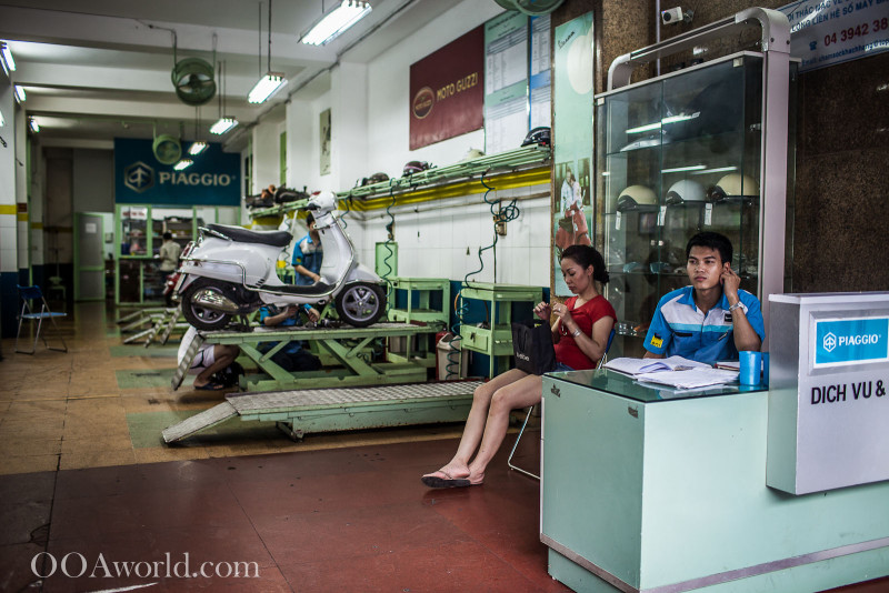 Piaggio Hanoi Vietnam Photo Ooaworld