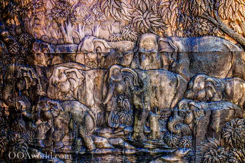 Man Made Texture Photography Laos Elephants Photo Ooaworld