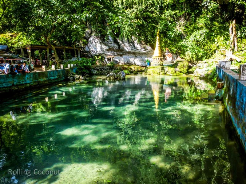 Swimming Hole in Hpa An Myanmar ooaworld Rolling Coconut Photo Ooaworld
