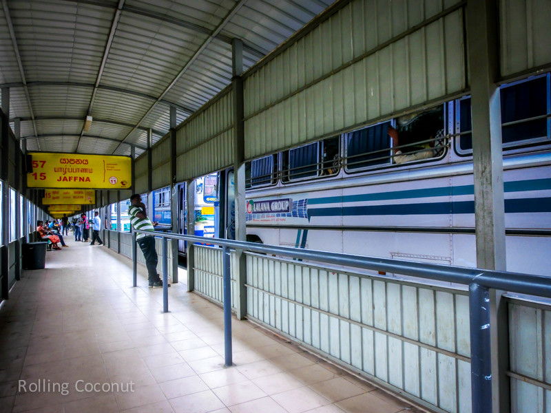 Bus Station To Jaffna Sri Lanka ooaworld Rolling Coconut Photo Ooaworld