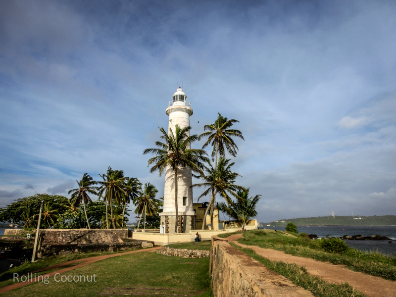 Galle Lighthouse Sri Lanka ooaworld Rolling Coconut Photo Ooaworld