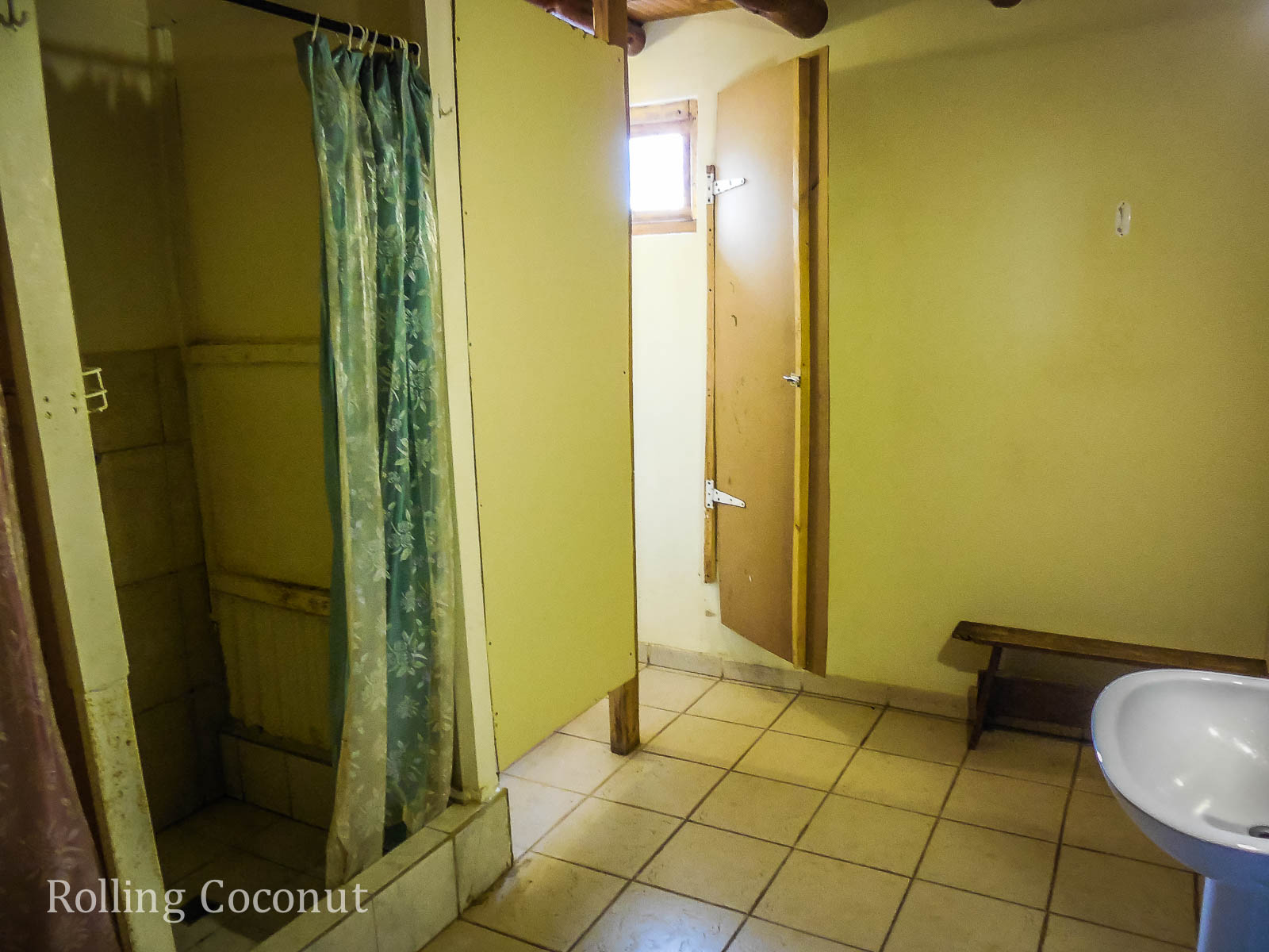 El Chalten Argentina Patagonia Refugio Chalten Bathroom ooaworld Rolling Coconut Photo Ooaworld