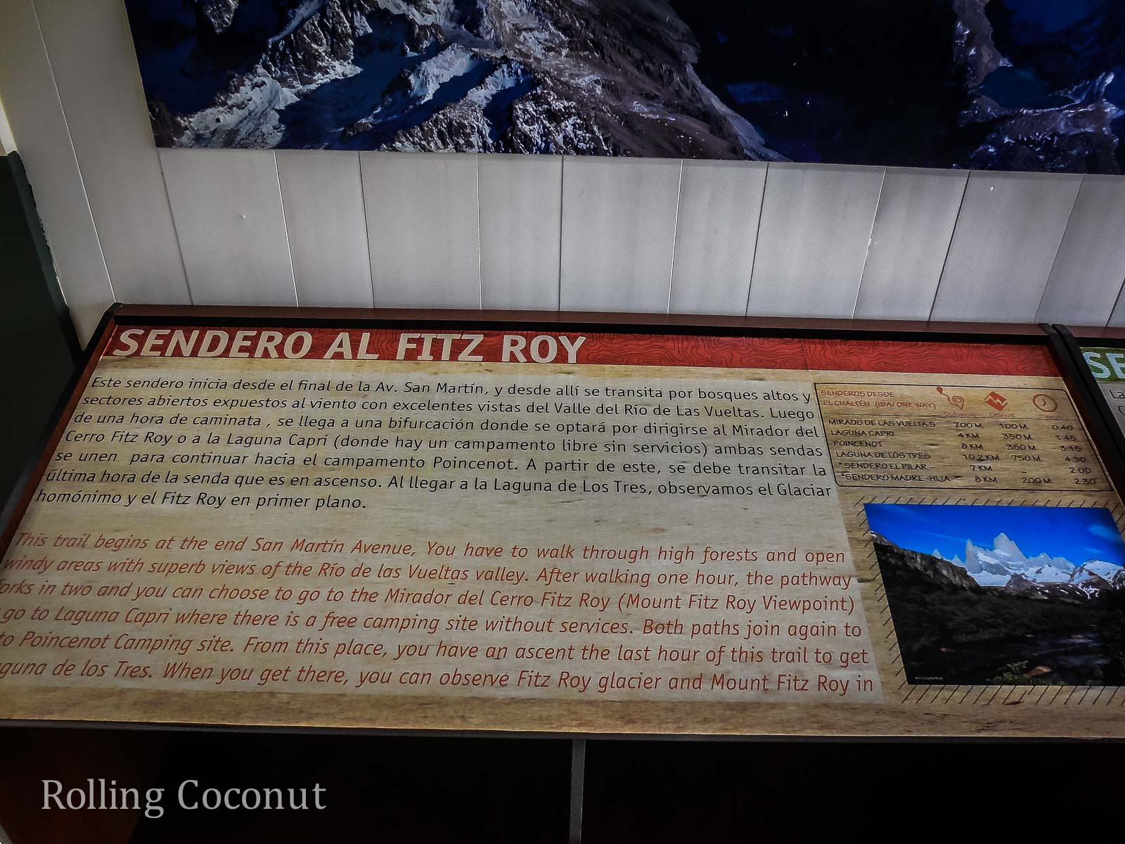 El Chalten Argentina Patagonia Trek Fitz Roy ooaworld Rolling Coconut Photo Ooaworld