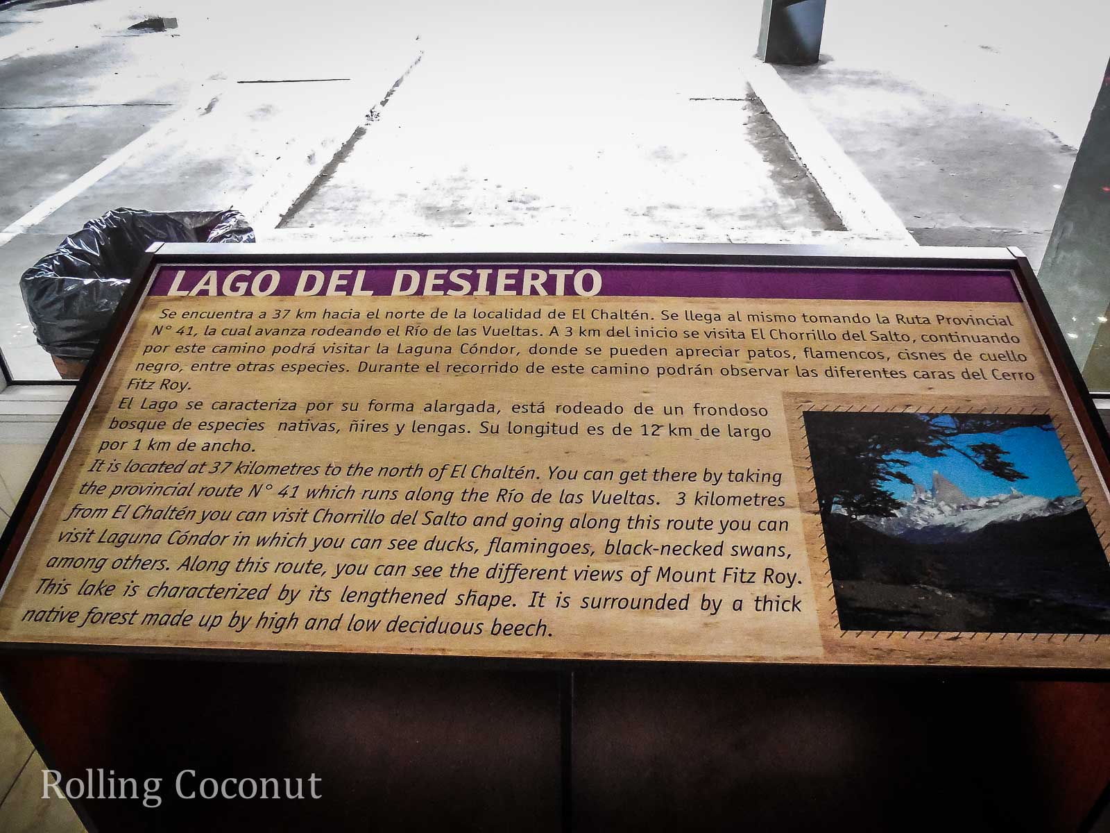 El Chalten Argentina Patagonia Trek Lago Del Deserto ooaworld Rolling Coconut Photo Ooaworld