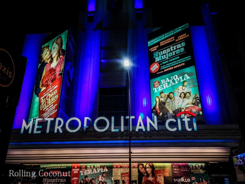 Argentina Buenos Aires Avenida Corrientes Metropolitan City Rolling Coconut OOAworld Photo Ooaworld