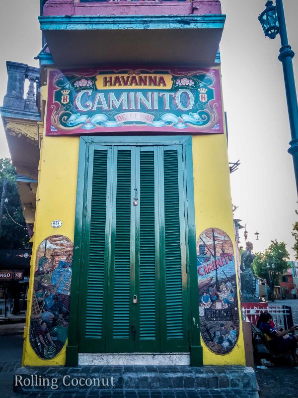 Argentina Buenos Aires La Boca Building Rolling Coconut OOAworld Photo Ooaworld