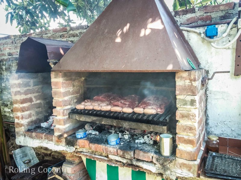 Argentina Buenos Aires Parilla Rolling Coconut OOAworld Photo Ooaworld