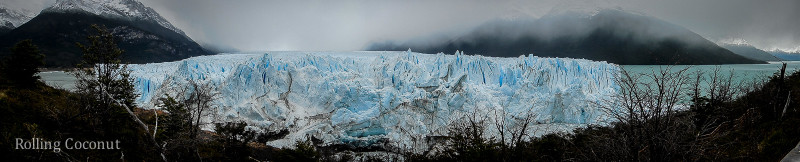El Calafate Argentina Patagonia Perito Moreno Panoramic ooaworld Rolling Coconut Photo Ooaworld