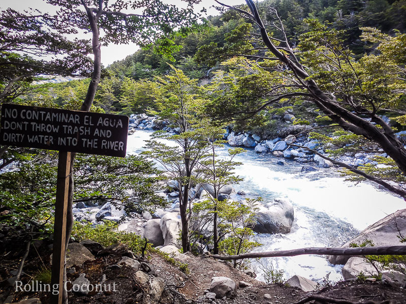 Torres del Paine Chile River Potable Rolling Coconut OOAworld Photo Ooaworld