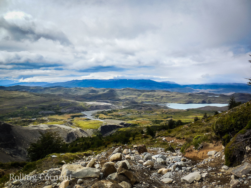 Torres del Paine Chile Day 4 Trek Down View Rolling Coconut OOAworld Photo Ooaworld