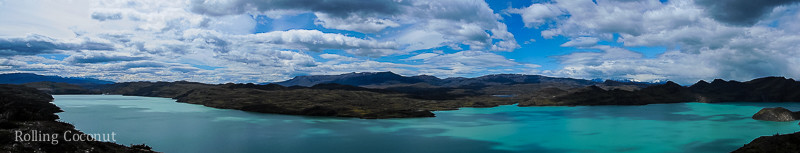 Torres del Paine Chile Lake Panorama Rolling Coconut OOAworld Photo Ooaworld