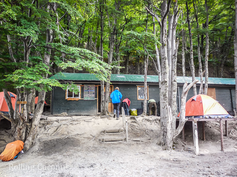 Torres del Paine Chile Refugio Los Chilenos Eating Area Rolling Coconut OOAworld Photo Ooaworld