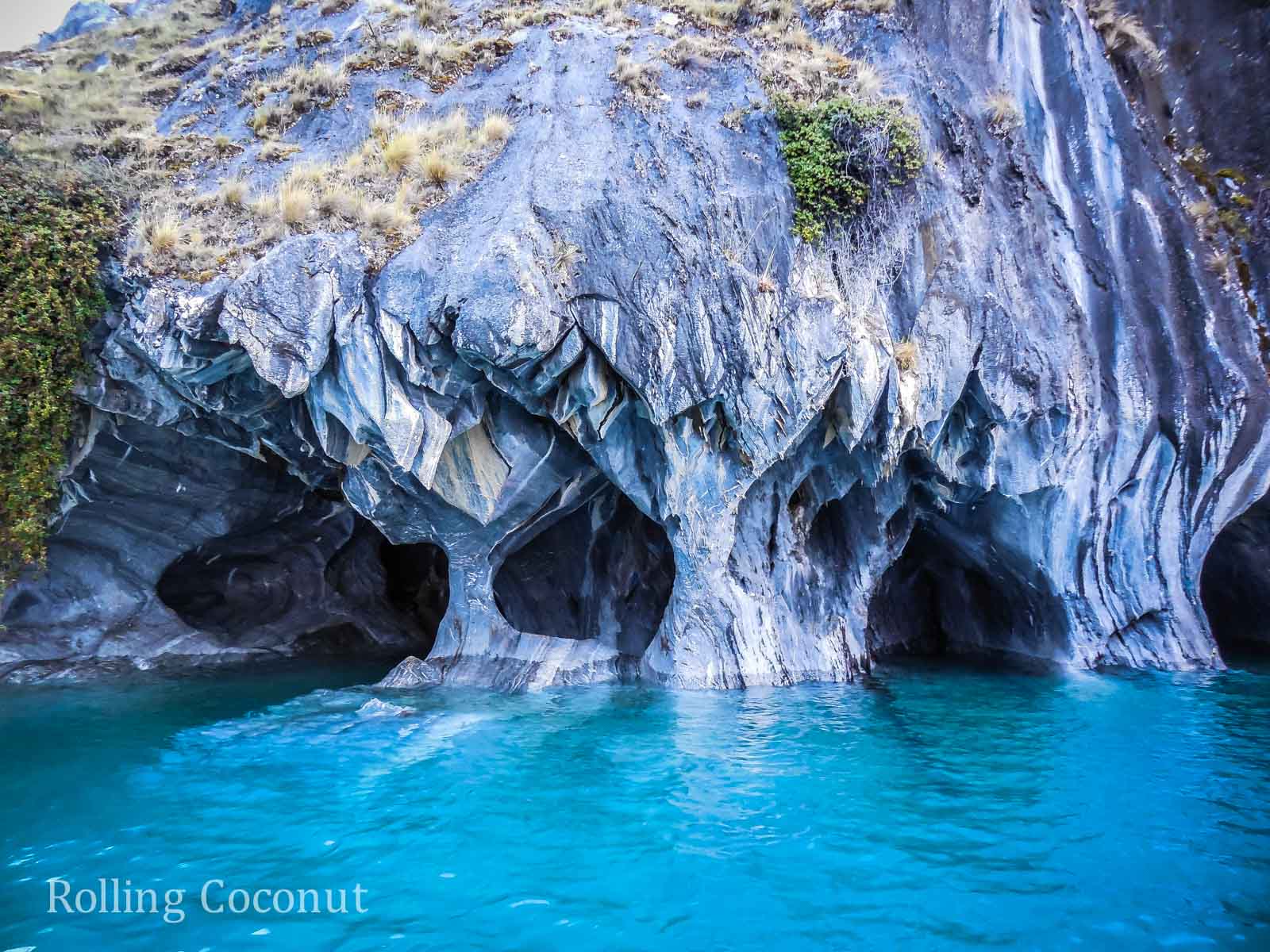 Puerto Rio Tranquilo Chile Waterfront Marble Caves Sanchez 3 Rolling Coconut OOAworld Photo Ooaworld