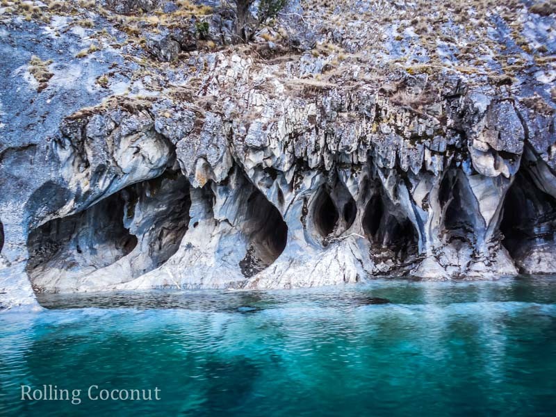 Puerto Rio Tranquilo Chile Waterfront Marble Caves Sanchez 4 Rolling Coconut OOAworld Photo Ooaworld