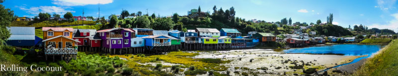 Chile Chiloe Castro Palafitos Panorama Rolling Coconut OOAworld Photo Ooaworld
