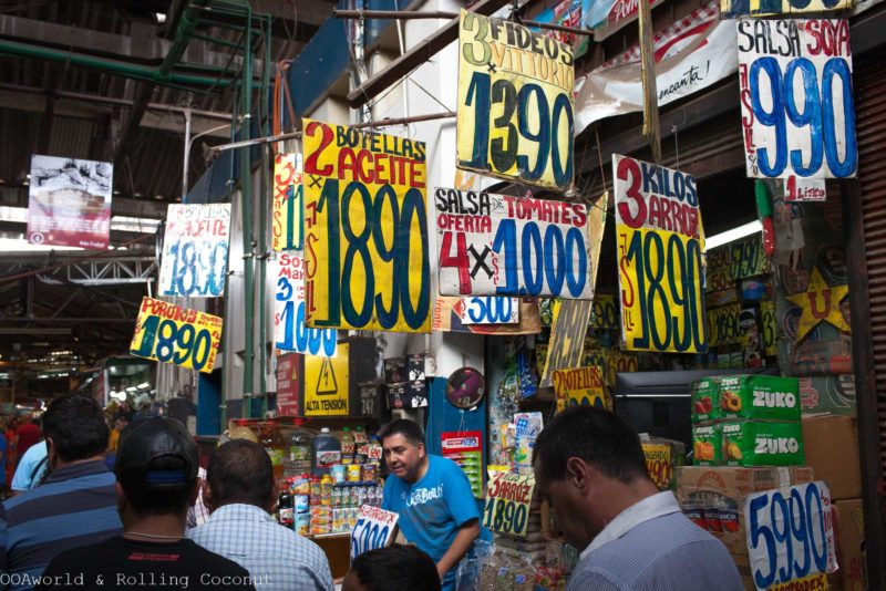 Santiago Inside Mercado De La Vega OOAworld Rolling Coconut Travel