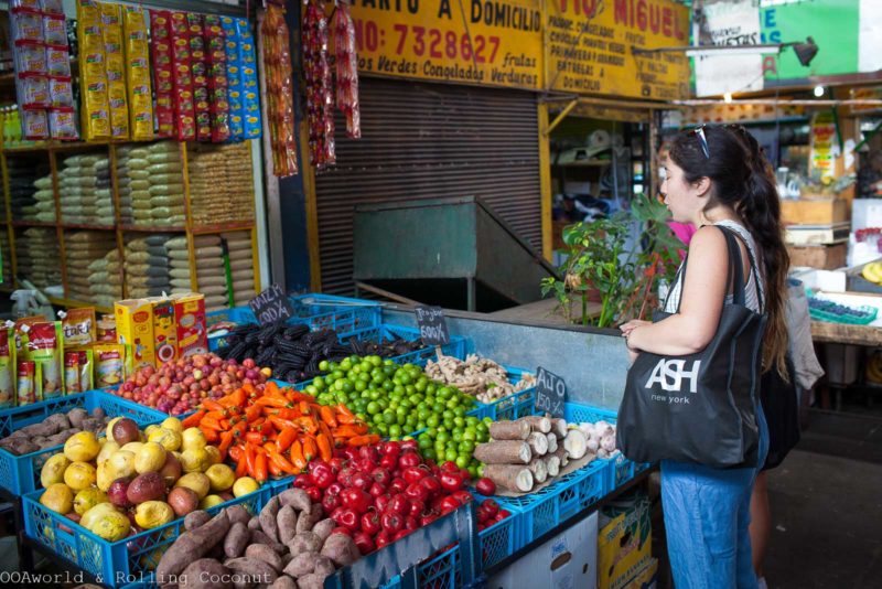Santiago Vega Central Fruit Stand OOAworld Rolling Coconut Travel