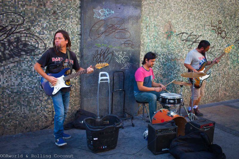 Santiago Chile Music Streets Photo Ooaworld Rolling Coconut