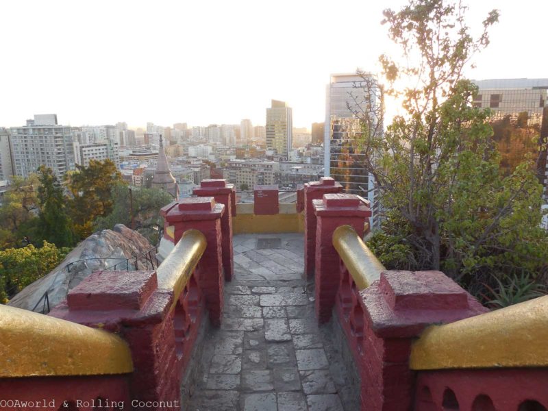 The Top of Santa Lucia, Santiago - Photo Ooaworld Rolling Coconut