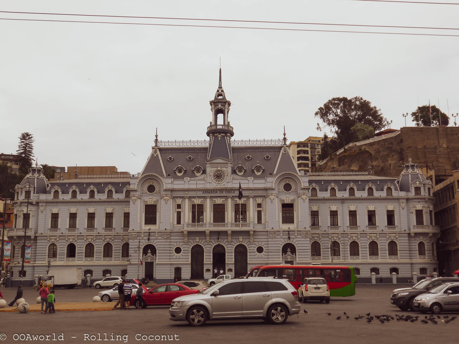 Armada de Chile building in Valparaiso -OOAworld Rolling Coconut