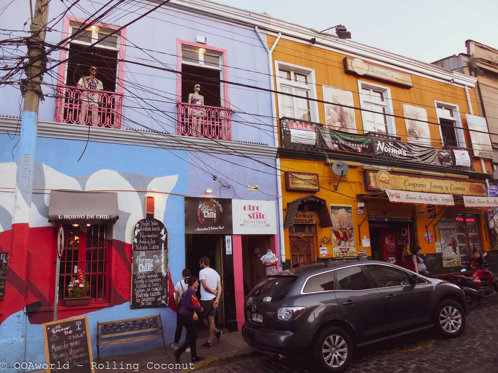 Bars and Shops Valparaiso Chile Photo Ooaworld Rolling Coconut