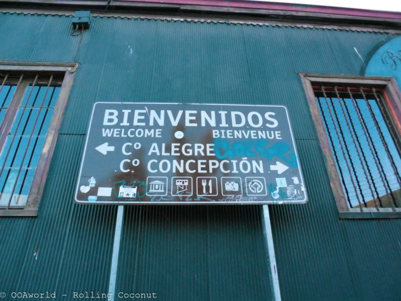 Street Signs in Valparaiso Photo Ooaworld Rolling Coconut