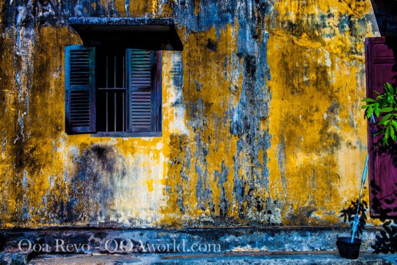 Hoi An Texture Wall Vietnam Photo Ooaworld
