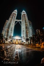 Petronas Towers and Shopping Mall, Kuala Lumpur, Malaysia, Timelapse Movie