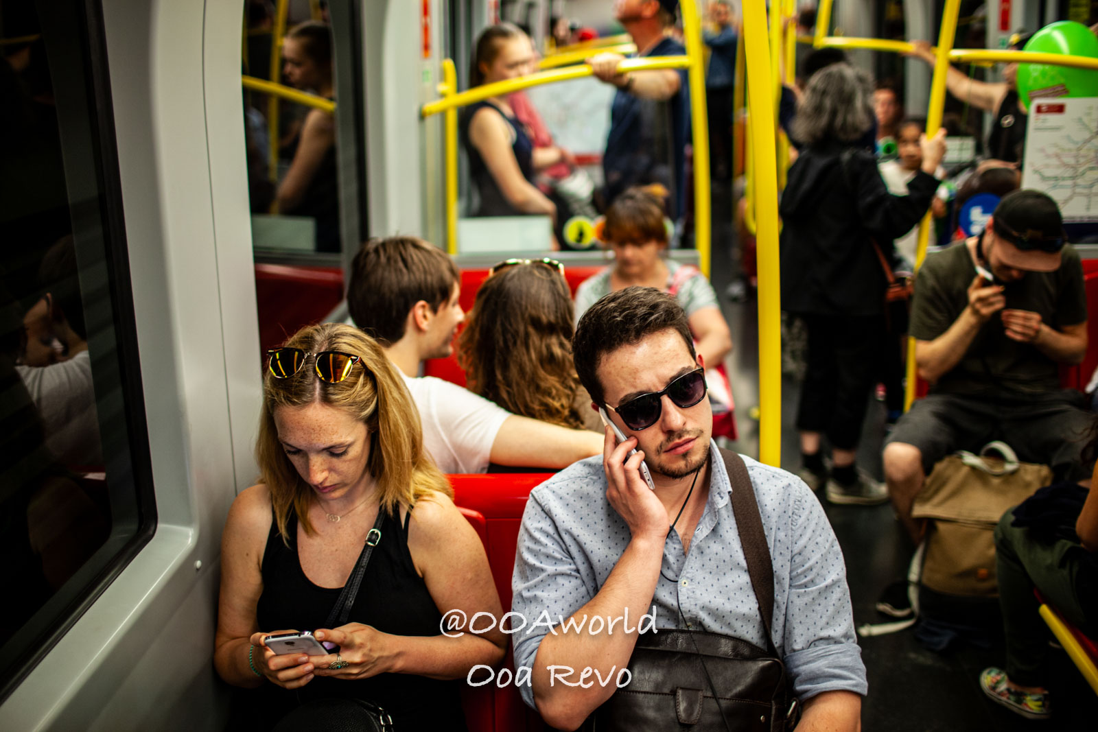 Vienna Austria busy subway commute urban city life Photo OOAworld